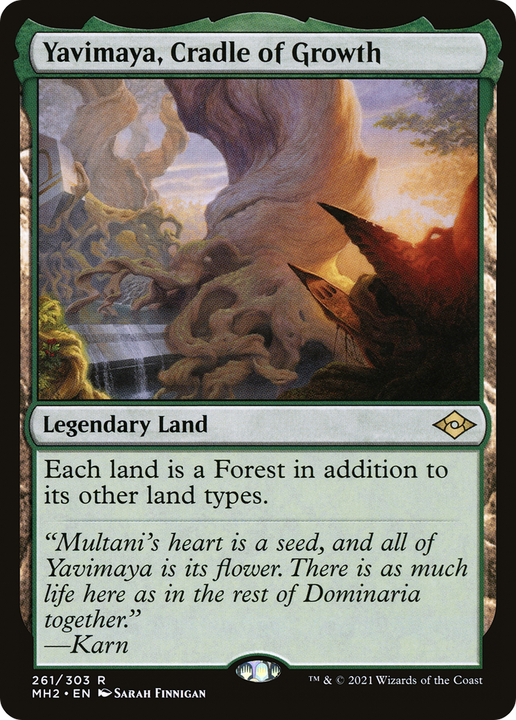 Yavimaya, Cradle of Growth (MH2-261)  Foil - Modern Horizons 2