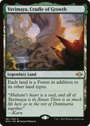 Yavimaya, Cradle of Growth (MH2-261)  Foil - Modern Horizons 2