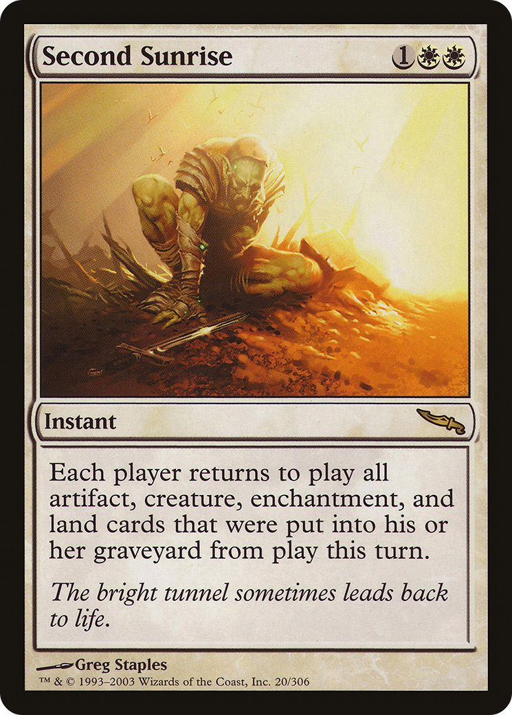 Second Sunrise (MRD-020)  - Mirrodin