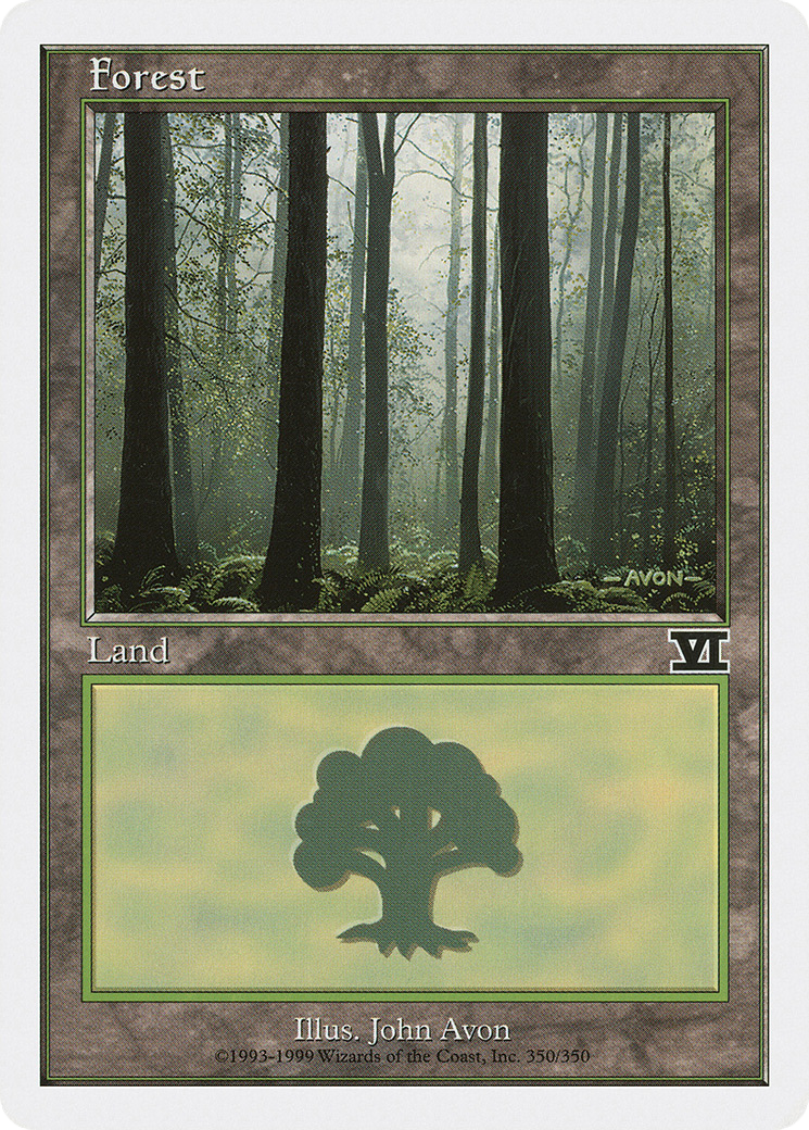 Forest (350) (6ED-350)  - Classic Sixth Edition