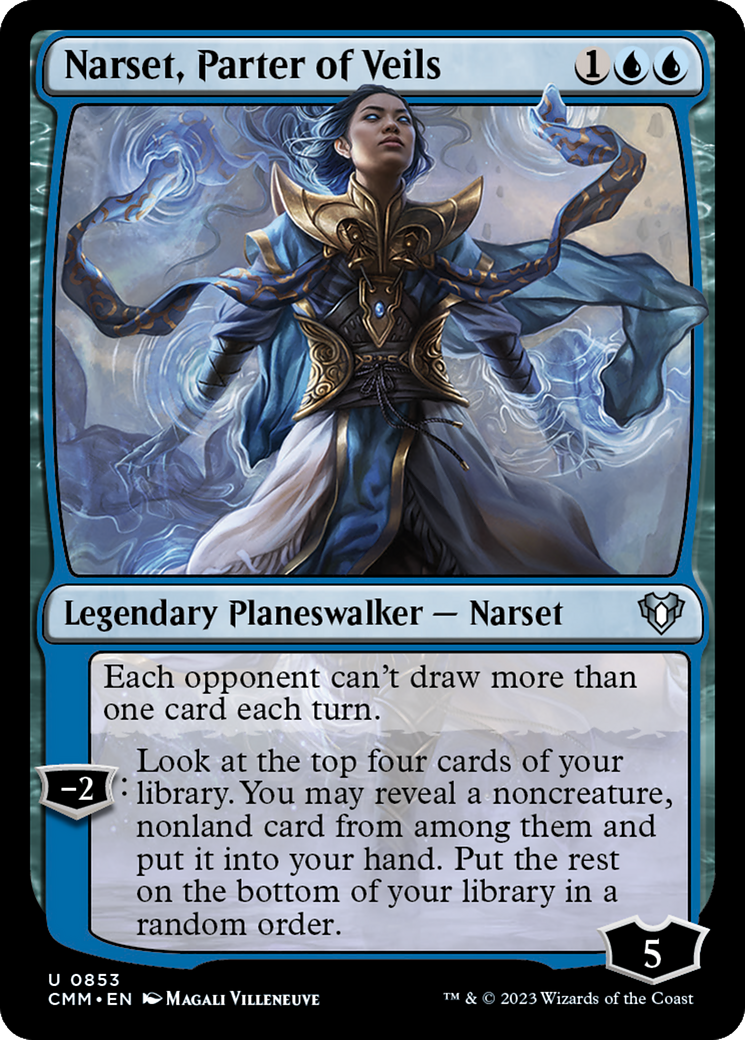 Narset, Parter of Veils (CMM-853)  - Commander Masters