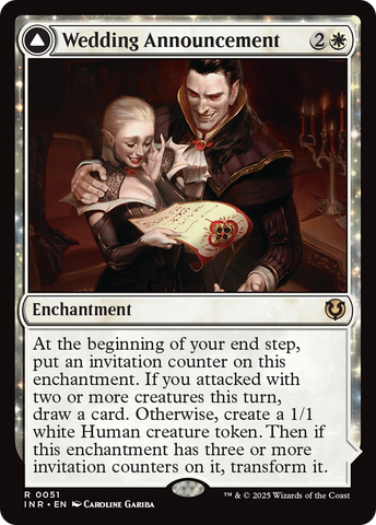 Wedding Announcement (INR-051)  - Innistrad Remastered: (enchantment)