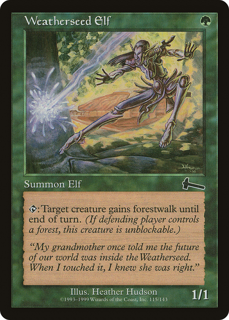 Weatherseed Elf (ULG-115)  Foil - Urza's Legacy