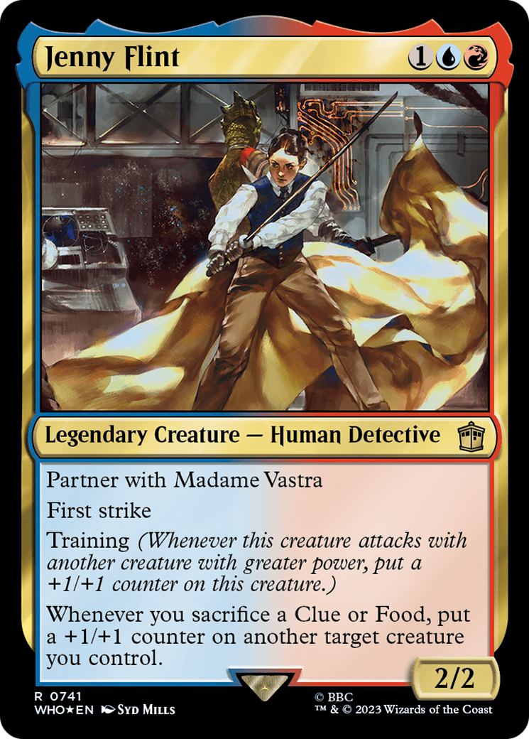 Jenny Flint (Surge Foil) (WHO-741)  Foil - Doctor Who