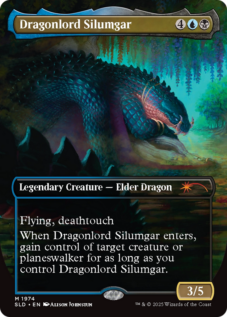 Dragonlord Silumgar (SLD-1974)  - Secret Lair Drop (Borderless)
