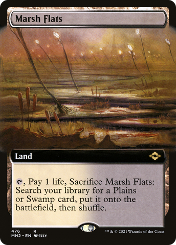 Marsh Flats (Extended Art) (MH2-476)  Foil - Modern Horizons 2: (Extended Art)