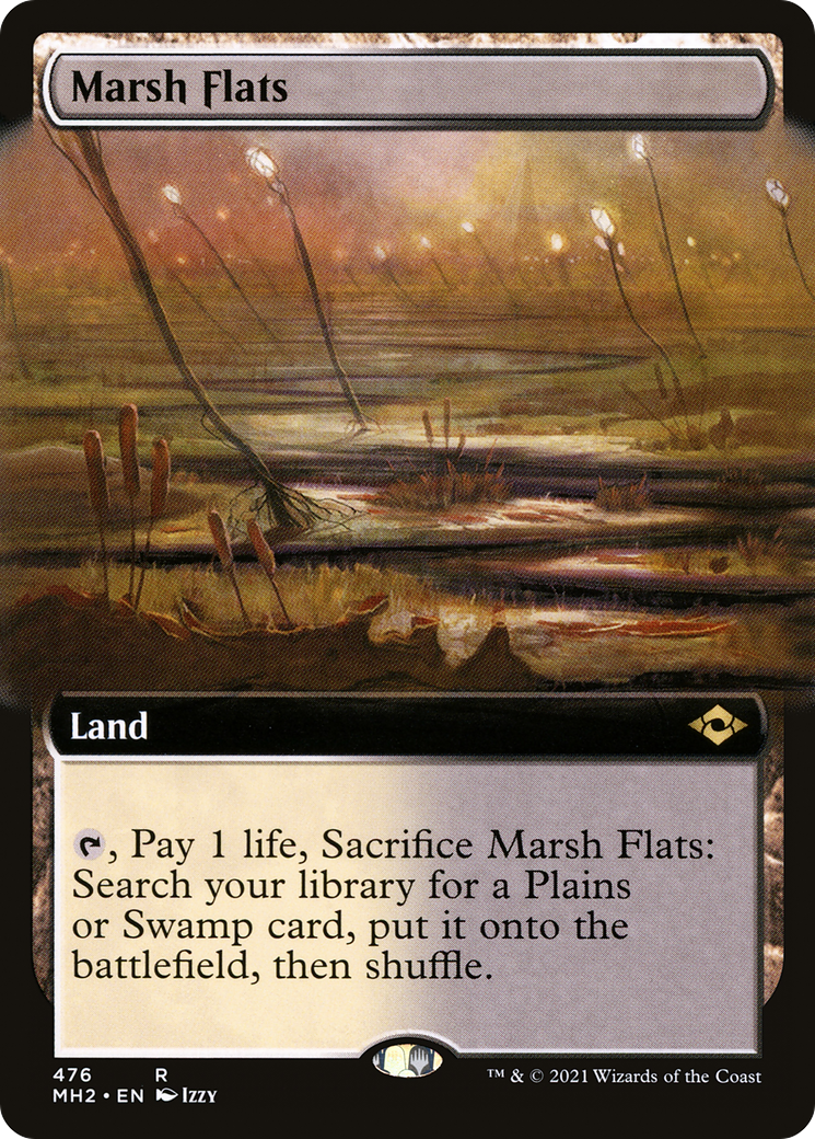 Marsh Flats (Extended Art) (MH2-476)  - Modern Horizons 2: (Extended Art)