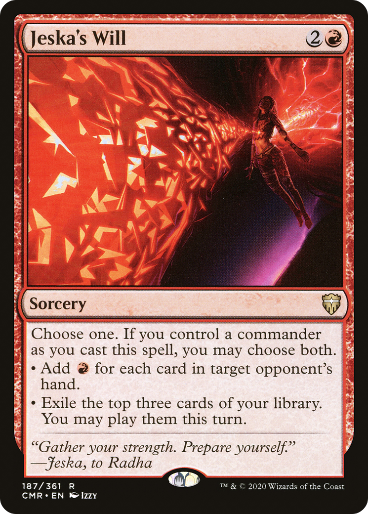 Jeska's Will (CMR-187)  Foil - Commander Legends