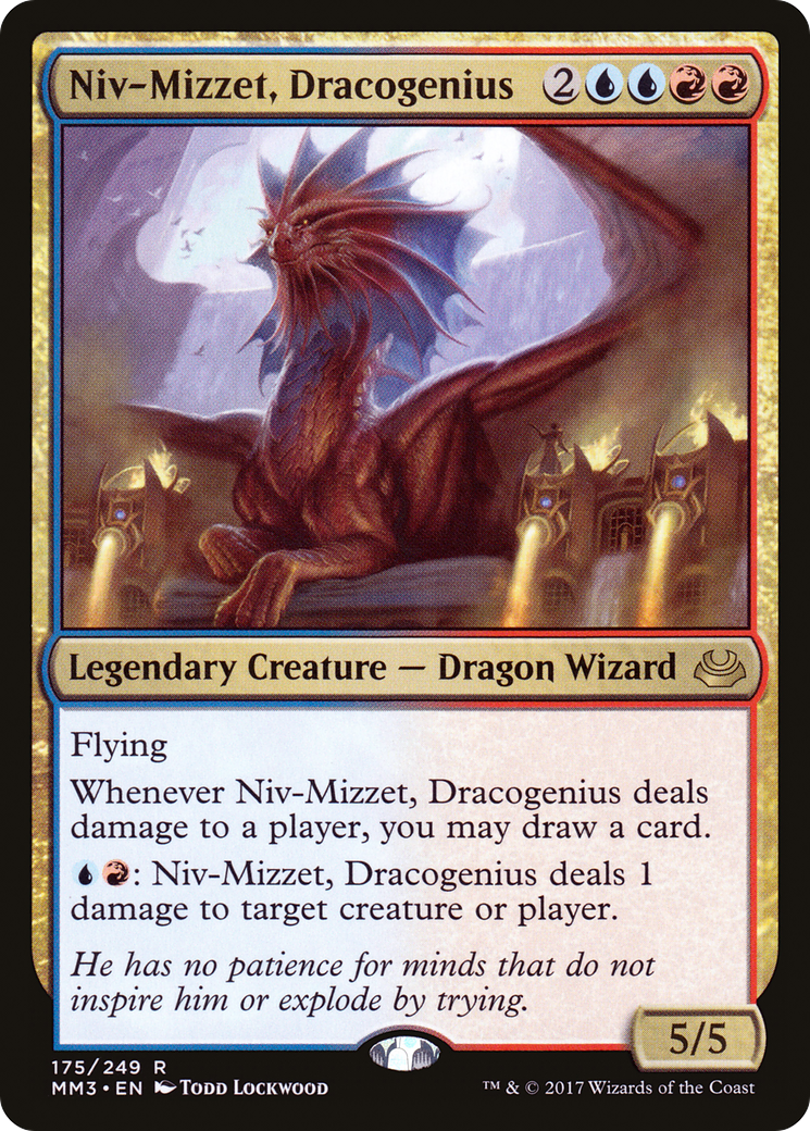 Niv-Mizzet, Dracogenius (MM3-175)  Foil - Modern Masters 2017