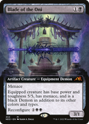 Blade of the Oni (Extended Art) (NEO-453)  Foil - Kamigawa: Neon Dynasty: (Extended Art)