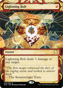 Lightning Bolt (STA-042)  Foil - Strixhaven Mystical Archive: (Showcase) (Borderless)