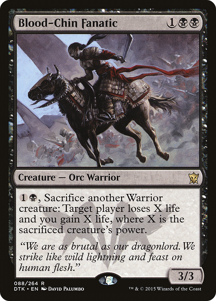 Blood-Chin Fanatic (DTK-088)  Foil - Dragons of Tarkir
