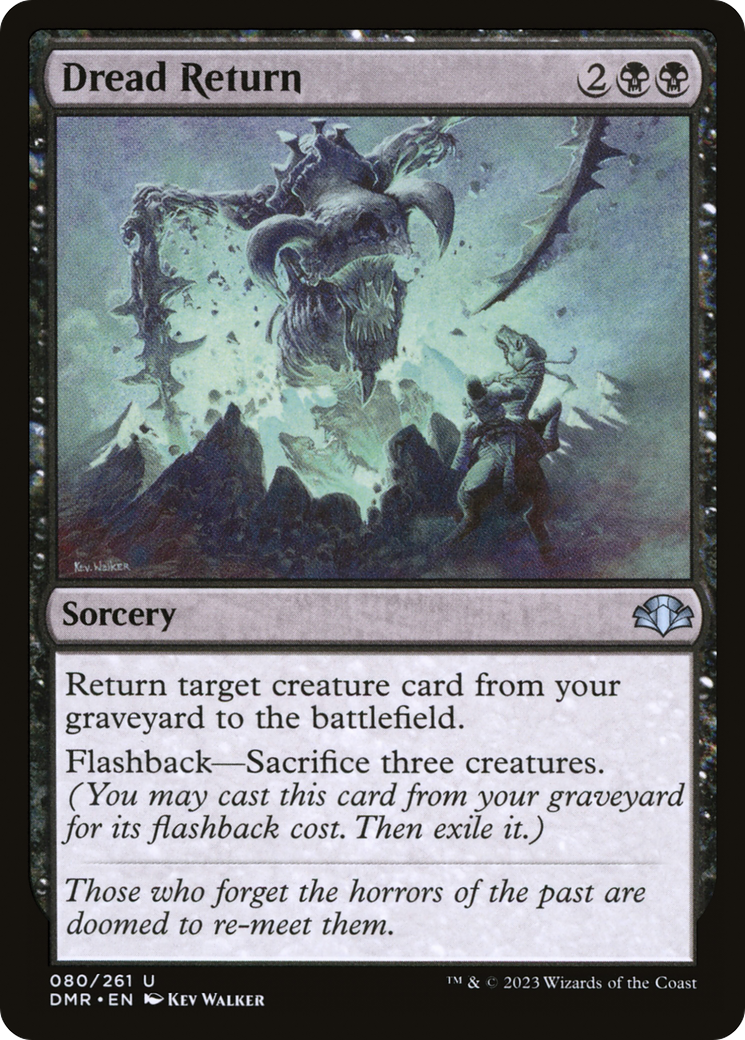 Dread Return (DMR-080)  - Dominaria Remastered