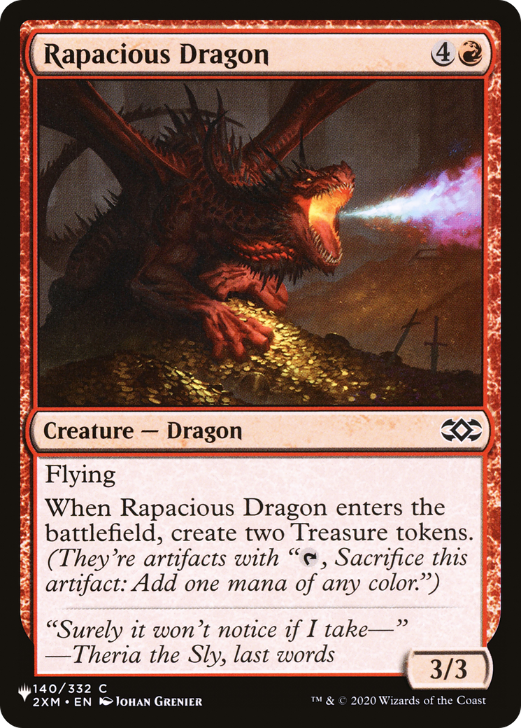 Rapacious Dragon (LIST-2XM-140)  - The List