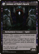 The Long Reach of Night (NEO-109)  Foil - Kamigawa: Neon Dynasty: (fandfc, enchantment)