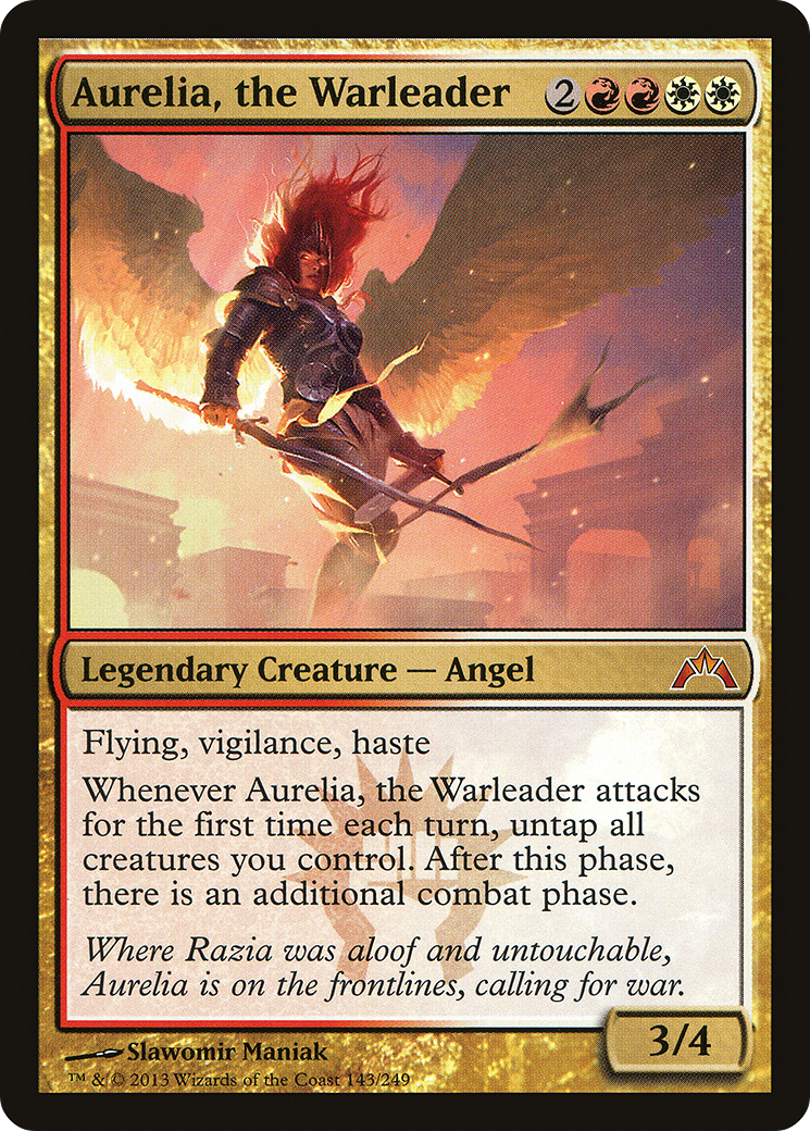 Aurelia, the Warleader (GTC-143)  - Gatecrash