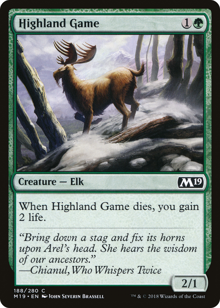 Highland Game (M19-188)  - Core Set 2019