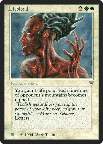 Lifeblood (LEG-)  - Legends