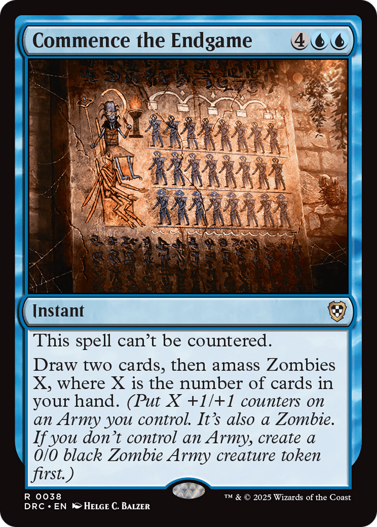 Commence the Endgame (DRC-038)  - Commander: Aetherdrift