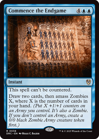 Commence the Endgame (DRC-038) - Commander: Aetherdrift