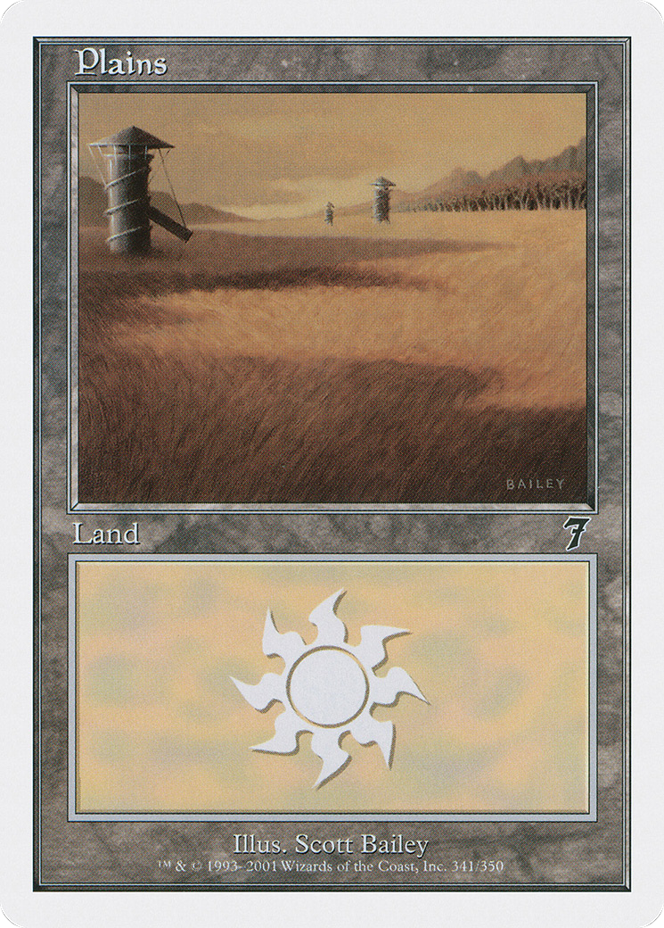 Plains (341) (7ED-341) - Seventh Edition
