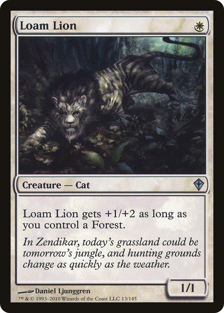 Loam Lion (WWK-013)  Foil - Worldwake