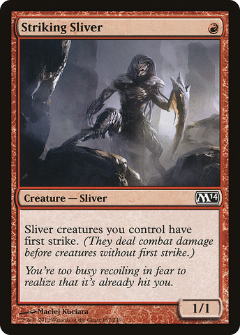 Striking Sliver (M14-157)  Foil - Magic 2014
