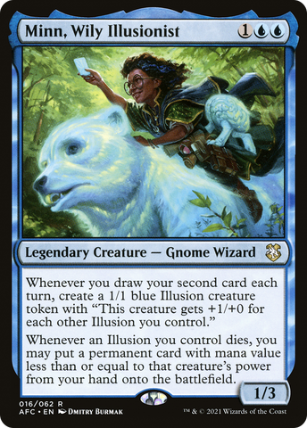 Minn, Wily Illusionist (AFC-016) - Adventures in the Forgotten Realms Commander