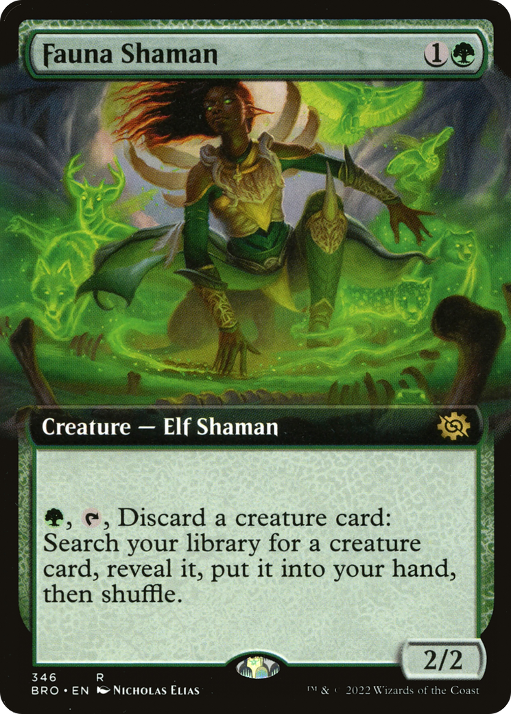 Fauna Shaman (Extended Art) (BRO-346)  Foil - The Brothers' War: (Extended Art)