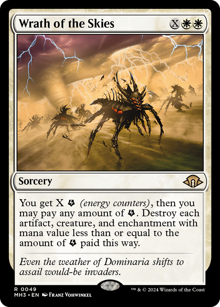 Wrath of the Skies (MH3-049)  Foil - Modern Horizons 3
