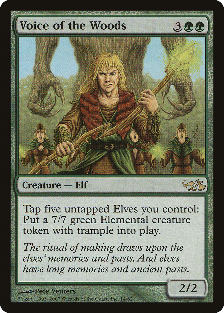 Voice of the Woods (EVG-014)  - Duel Decks: Elves vs. Goblins