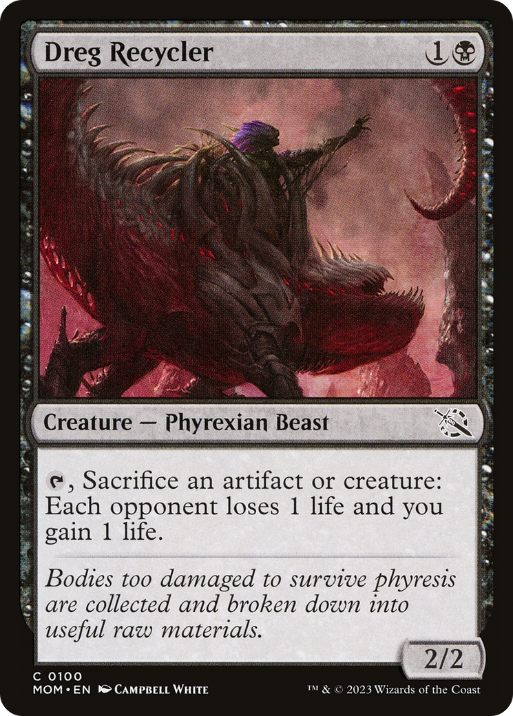 Dreg Recycler (MOM-100)  Foil - March of the Machine
