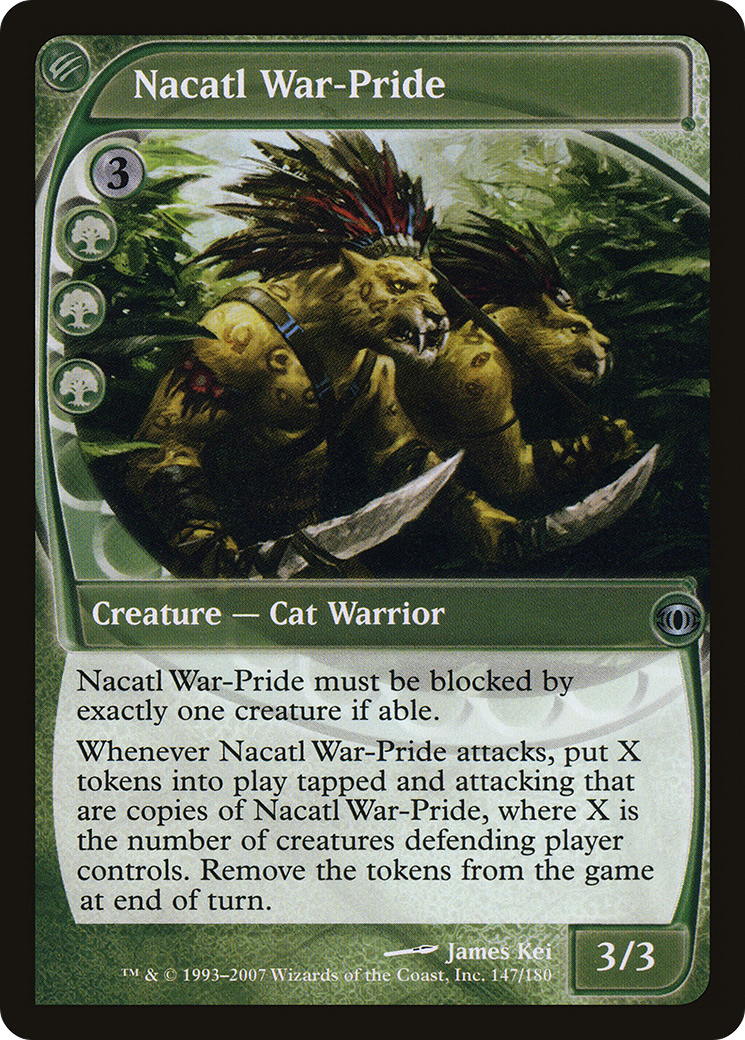 Nacatl War-Pride (FUT-147)  Foil - Future Sight