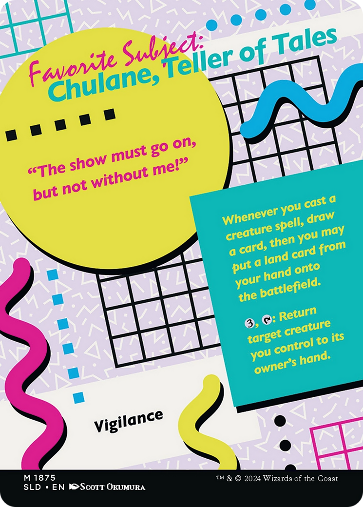 Chulane, Teller of Tales // Chulane, Teller of Tales (SLD-1875) - Secret Lair Drop (Borderless) Foil