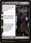 Okiba Reckoner Raid (NEO-117)  Foil - Kamigawa: Neon Dynasty: (fandfc, enchantment)