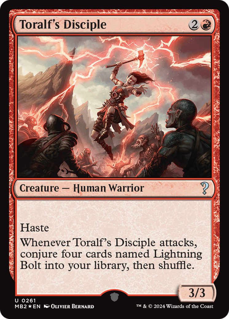 Toralf's Disciple (MB2-261)  Foil - Mystery Booster 2