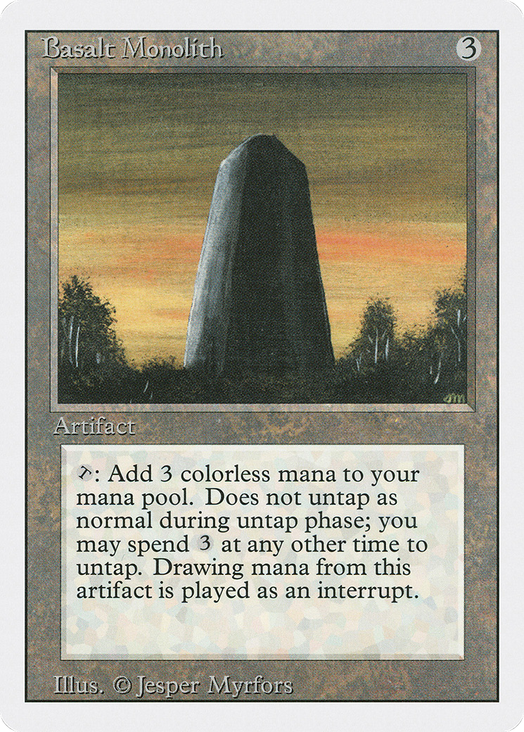 Basalt Monolith (3ED-)  - Revised Edition