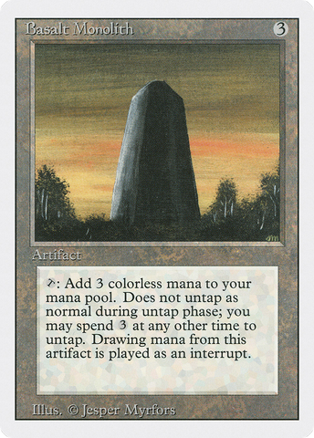 Basalt Monolith (3ED-)  - Revised Edition