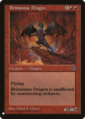 Brimstone Dragon (LIST-P02-92)  - The List