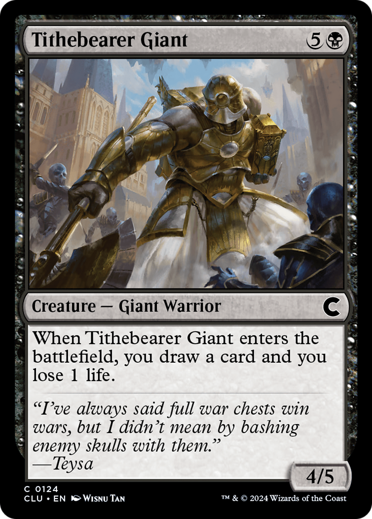 Tithebearer Giant (CLU-124)  - Ravnica: Clue Edition