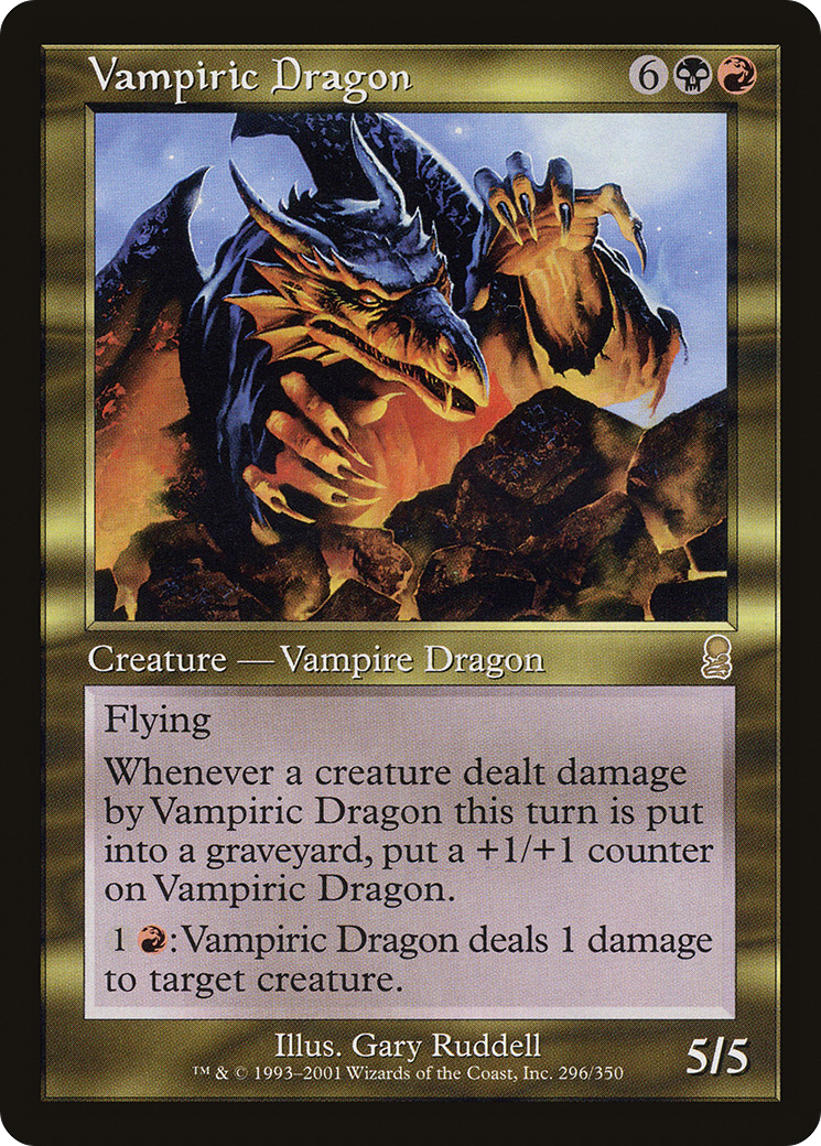 Vampiric Dragon (ODY-296)  Foil - Odyssey