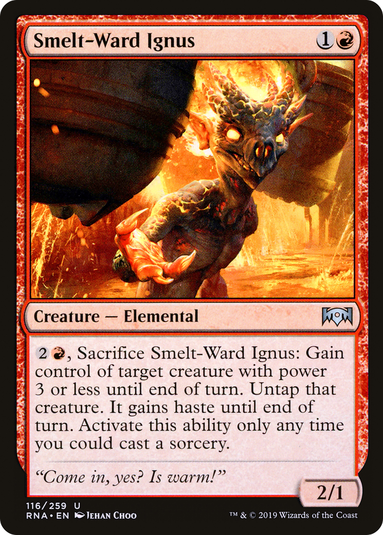 Smelt-Ward Ignus (RNA-116)  - Ravnica Allegiance