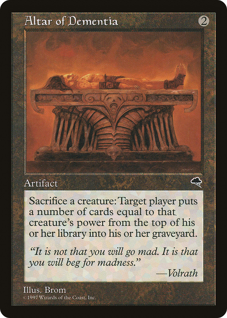 Altar of Dementia (TMP-276)  - Tempest