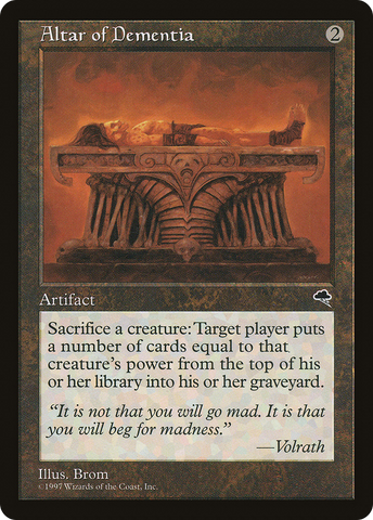 Altar of Dementia (TMP-276)  - Tempest