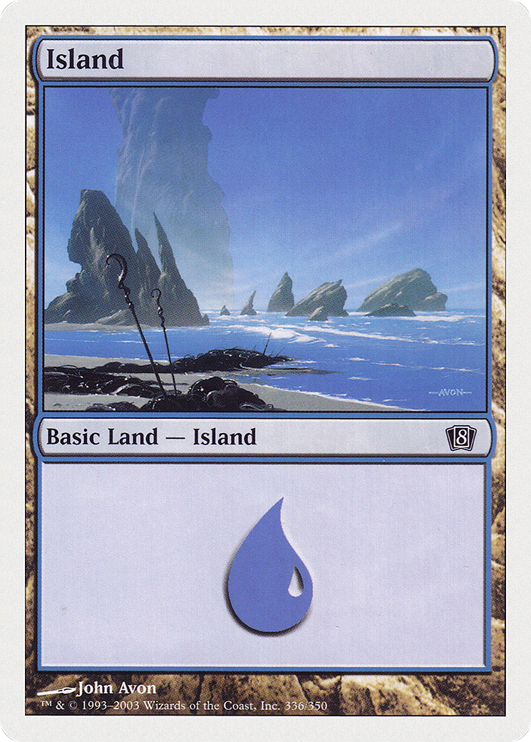 Island (336) (8ED-336) - Eighth Edition