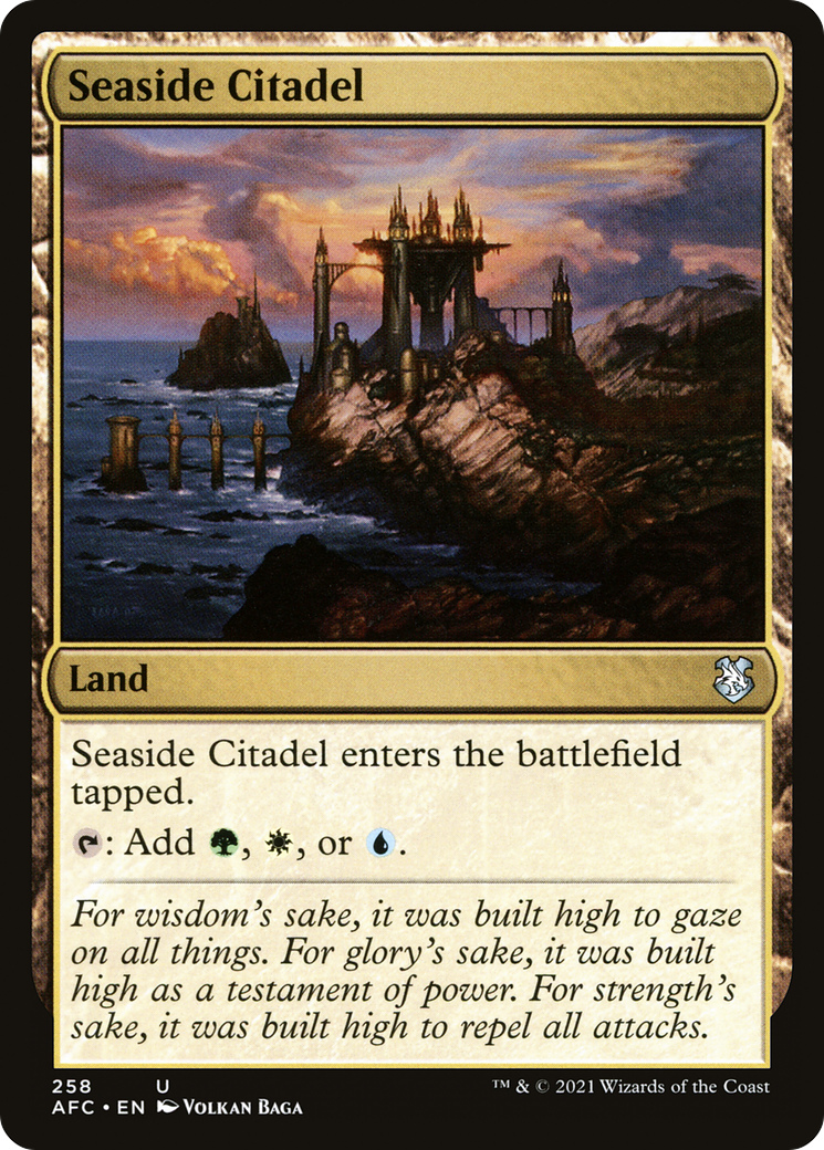 Seaside Citadel (AFC-258) - Adventures in the Forgotten Realms Commander