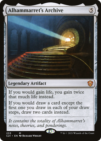 Alhammarret's Archive (C21-233)  - Commander 2021