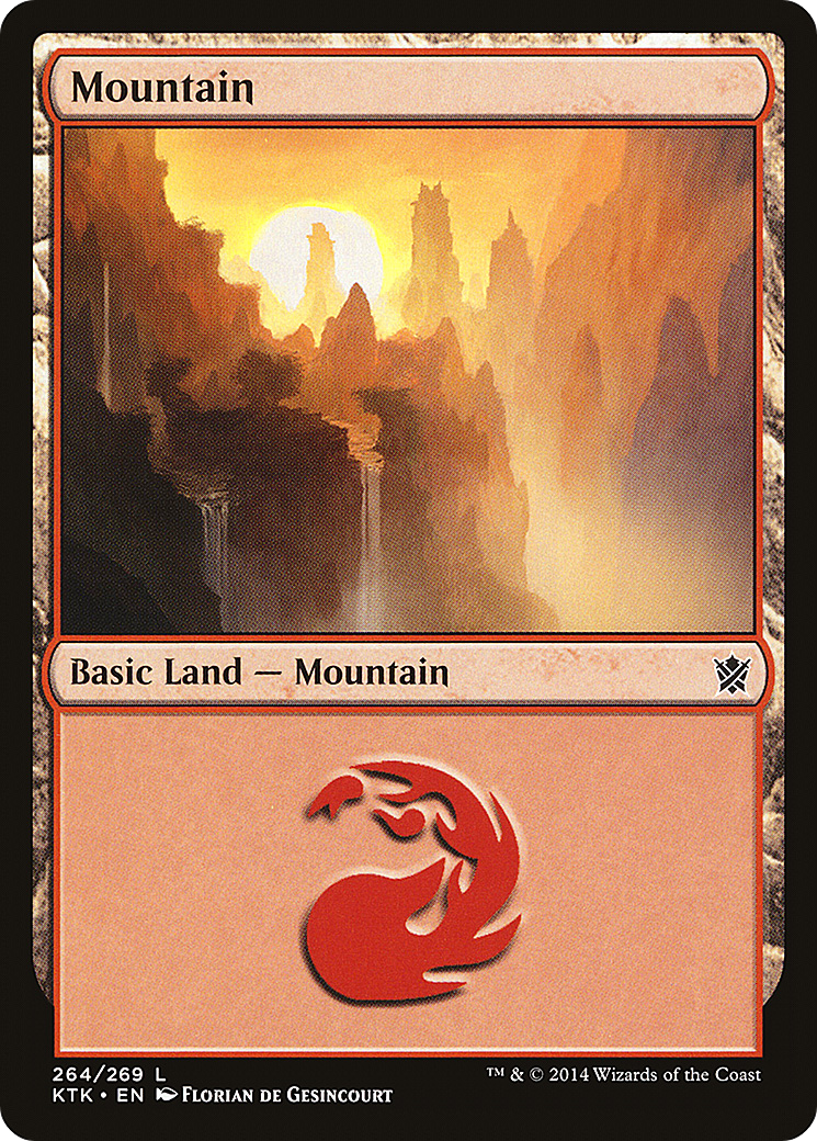 Mountain (264) (KTK-264)  Foil - Khans of Tarkir