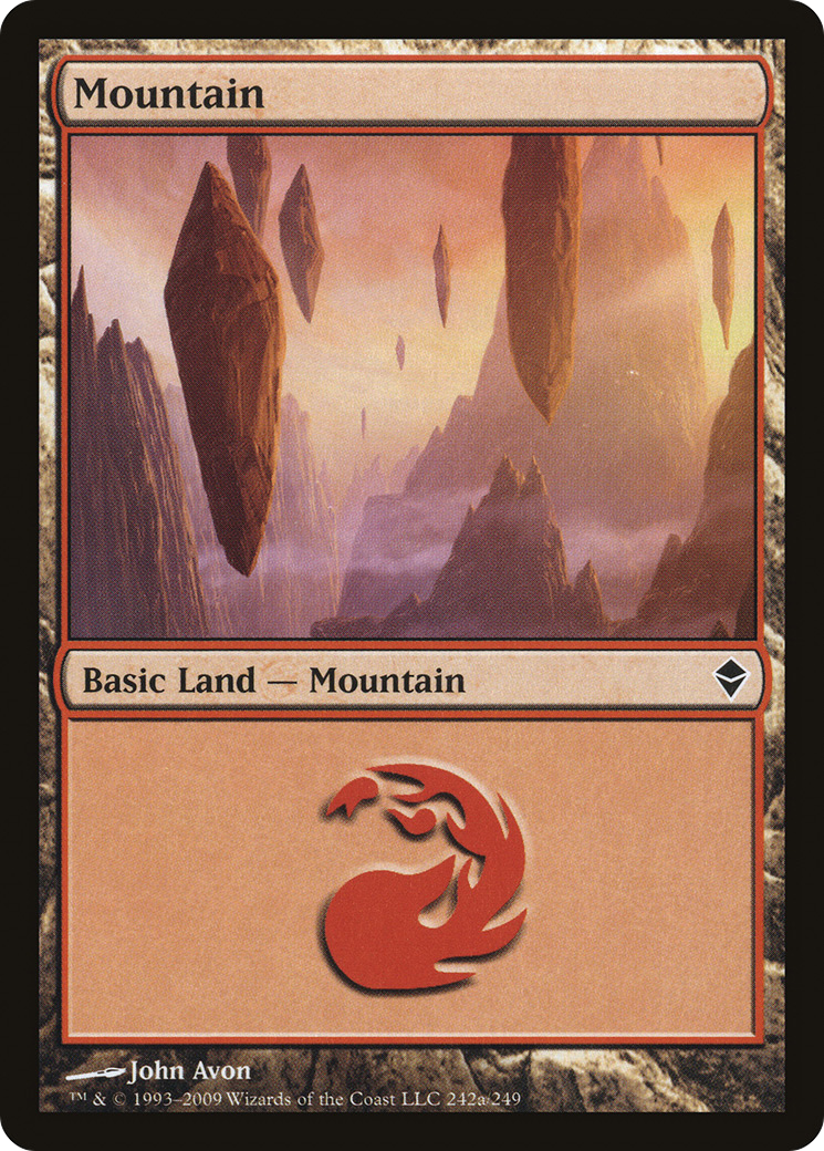 Mountain (242a) (ZEN-242A)  - Zendikar