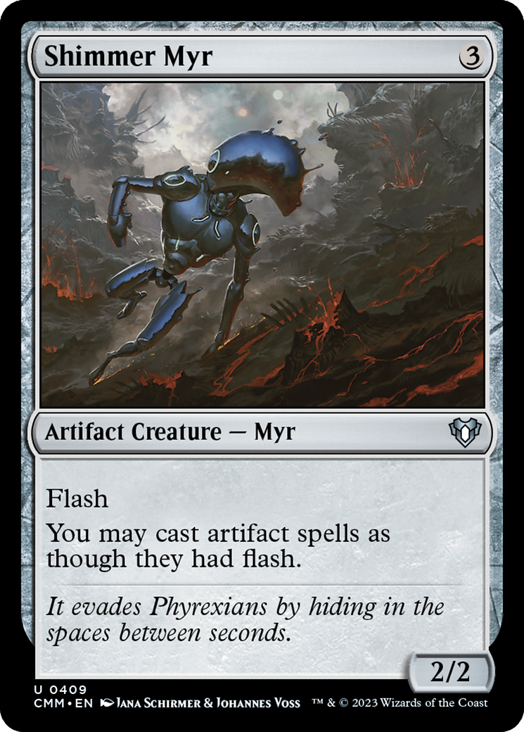 Shimmer Myr (CMM-409)  - Commander Masters